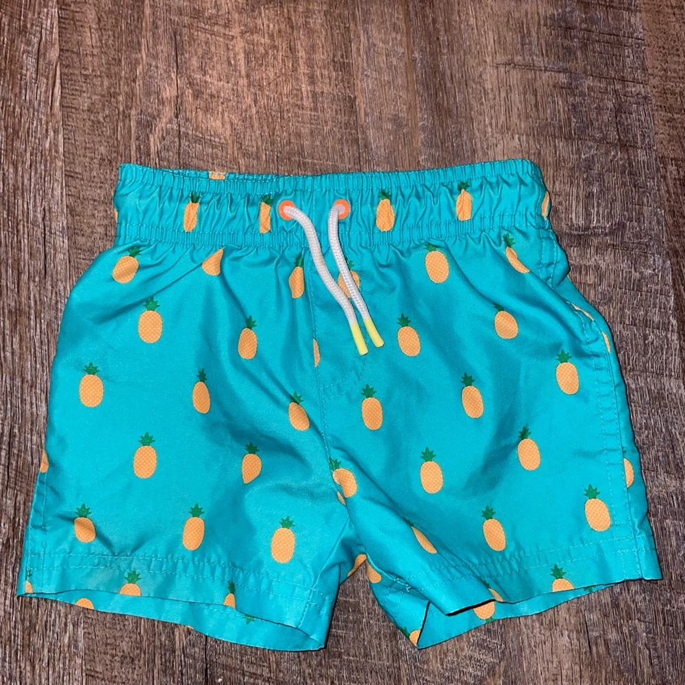 Cat and Jack Baby Swim Shorts Pinnaple 18Months